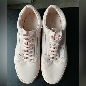 Salmon pink vans old schools men’s 11